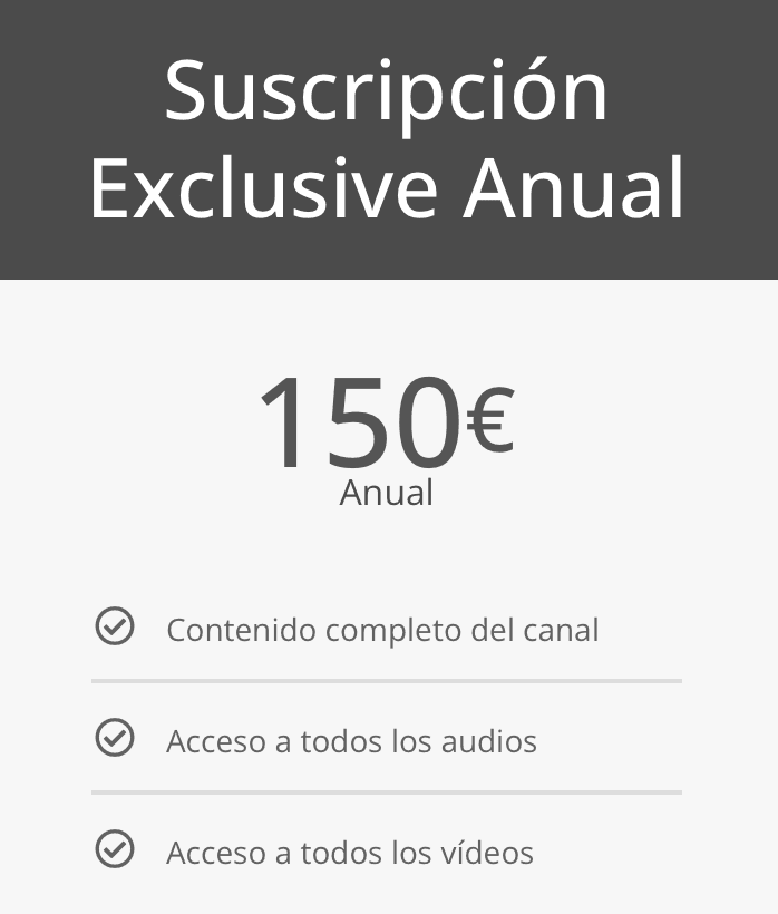 Suscripción Exclusive Anual | Te ahorras 10%! - Paloma Cabadas